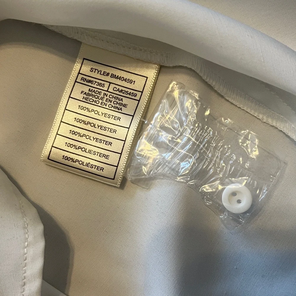 Steve Madden Nadia White Button Down Shirt - Picture 16 of 16